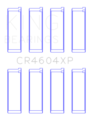 Mazda Mazdaspeed 3 Performance Rod Bearings - King Engine Bearings - High Performance, Trimetal pMax Black - `07-`09
